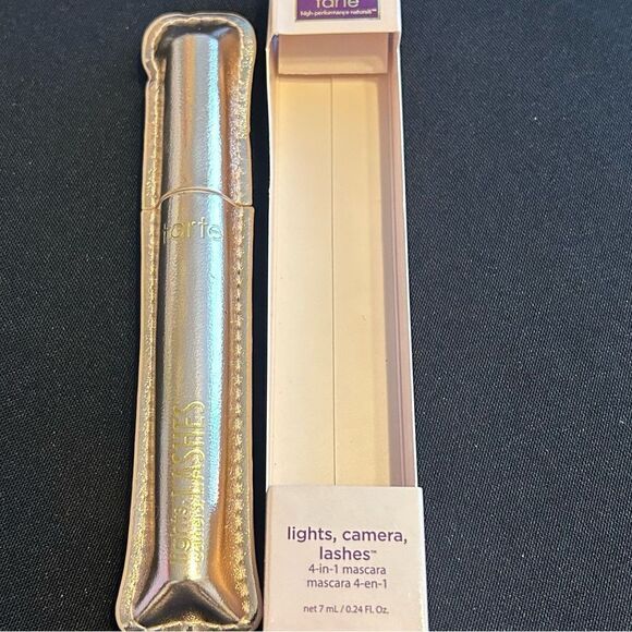 🌻 Tarte Black New Lights, Camera, Lashes 4-in-1 black Mascara Rose Gold New - Picture 5 of 5